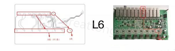 根據(jù)客戶端提供的信息，確認(rèn)為L(zhǎng)6層光口8與芯片8之間的兩條差分阻抗線調(diào)試不通-深圳宏力捷