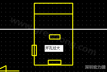 PCB設(shè)計(jì)時(shí)后焊元件焊盤開孔過大容易使焊錫流進(jìn)插座造成短路。